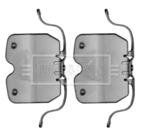 Комплектующие, колодки дискового тормоза BORG & BECK купить