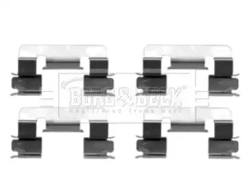 Комплектующие, колодки дискового тормоза BORG & BECK купить