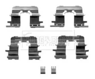 Комплектующие, колодки дискового тормоза BORG & BECK купить