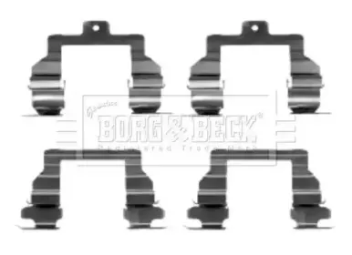Комплектующие, колодки дискового тормоза BORG & BECK купить