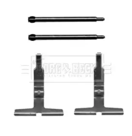 Комплектующие, колодки дискового тормоза BORG & BECK купить