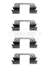 Комплектующие, колодки дискового тормоза BORG & BECK купить