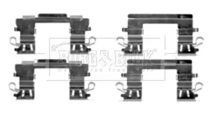 Комплектующие, колодки дискового тормоза BORG & BECK купить