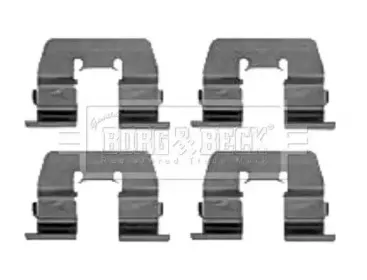 Комплектующие, колодки дискового тормоза BORG & BECK купить