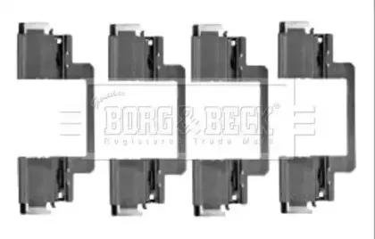 Комплектующие, колодки дискового тормоза BORG & BECK купить