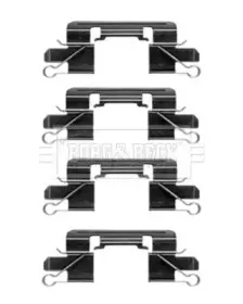 Комплектующие, колодки дискового тормоза BORG & BECK купить