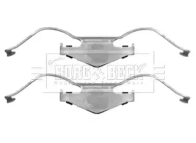 Комплектующие, колодки дискового тормоза BORG & BECK купить