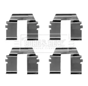 Комплектующие, колодки дискового тормоза BORG & BECK купить