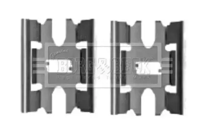 Комплектующие, колодки дискового тормоза BORG & BECK купить