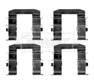 Комплектующие, колодки дискового тормоза BORG & BECK купить