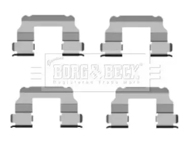 Комплектующие, колодки дискового тормоза BORG & BECK купить