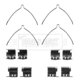 Комплектующие, колодки дискового тормоза BORG & BECK купить