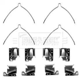 Комплектующие, колодки дискового тормоза BORG & BECK купить