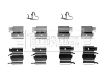 Комплектующие, колодки дискового тормоза BORG & BECK купить