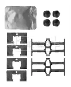 Комплектующие, колодки дискового тормоза BORG & BECK купить