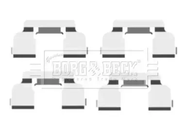 Комплектующие, колодки дискового тормоза BORG & BECK купить