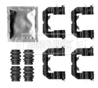 Комплектующие, колодки дискового тормоза BORG & BECK купить