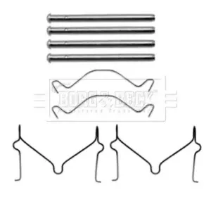 Комплектующие, колодки дискового тормоза BORG & BECK купить