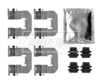 Комплектующие, колодки дискового тормоза BORG & BECK купить
