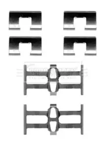 Комплектующие, колодки дискового тормоза BORG & BECK купить