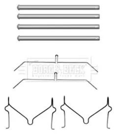 Комплектующие, колодки дискового тормоза BORG & BECK купить