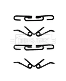 Комплектующие, колодки дискового тормоза BORG & BECK купить