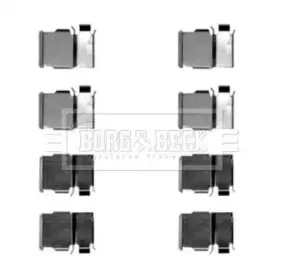 Комплектующие, колодки дискового тормоза BORG & BECK купить