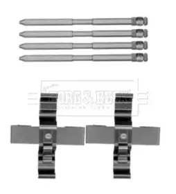 Комплектующие, колодки дискового тормоза BORG & BECK купить