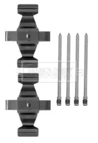 Комплектующие, колодки дискового тормоза BORG & BECK купить