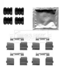 Комплектующие, колодки дискового тормоза BORG & BECK купить