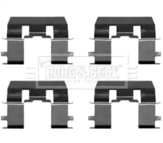 Комплектующие, колодки дискового тормоза BORG & BECK купить