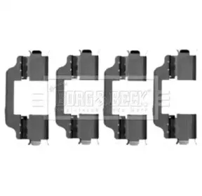 Комплектующие, колодки дискового тормоза BORG & BECK купить