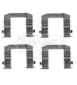 Комплектующие, колодки дискового тормоза BORG & BECK купить