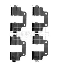 Комплектующие, колодки дискового тормоза BORG & BECK купить