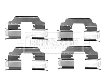 Комплектующие, колодки дискового тормоза BORG & BECK купить