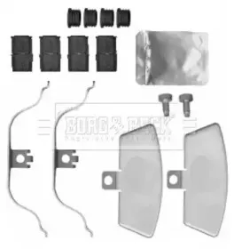 Комплектующие, колодки дискового тормоза BORG & BECK купить