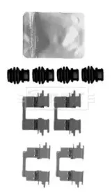 Комплектующие, колодки дискового тормоза BORG & BECK купить