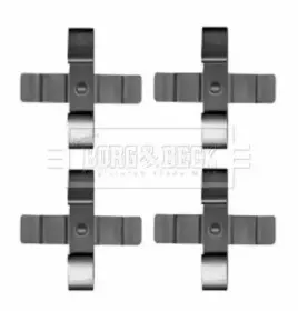 Комплектующие, колодки дискового тормоза BORG & BECK купить