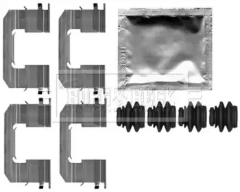 Комплектующие, колодки дискового тормоза BORG & BECK купить