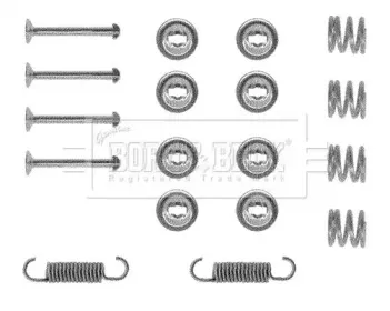 Комплектующие, колодки дискового тормоза BORG & BECK купить