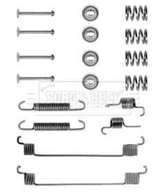 Комплектующие, колодки дискового тормоза BORG & BECK купить