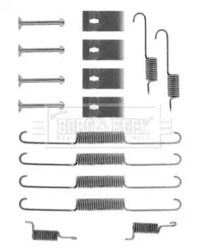 Комплектующие, колодки дискового тормоза BORG & BECK купить