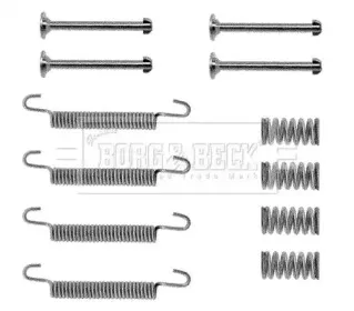 Комплектующие, колодки дискового тормоза BORG & BECK купить