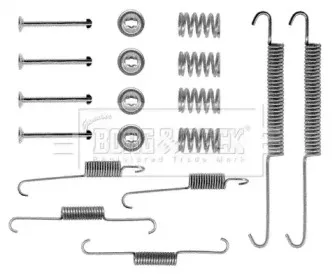 Комплектующие, колодки дискового тормоза BORG & BECK купить