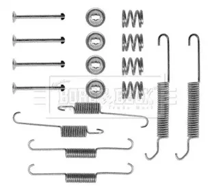 Комплектующие, колодки дискового тормоза BORG & BECK купить