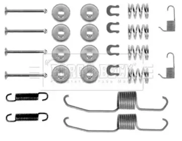 Комплектующие, колодки дискового тормоза BORG & BECK купить