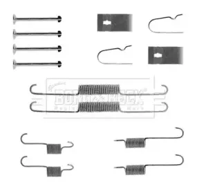 Комплектующие, колодки дискового тормоза BORG & BECK купить