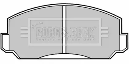 Комплект тормозных колодок, дисковый тормоз BORG & BECK купить