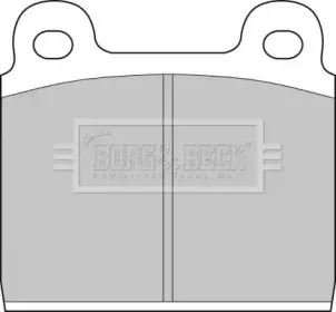 Комплект тормозных колодок, дисковый тормоз BORG & BECK купить