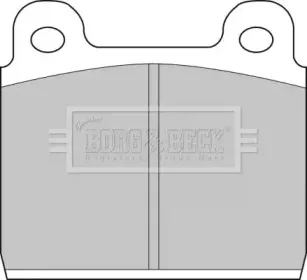 Комплект тормозных колодок, дисковый тормоз BORG & BECK купить